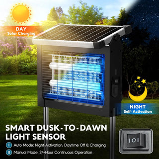 4500V Solar Bug Zapper 2100 sq.ft coverage