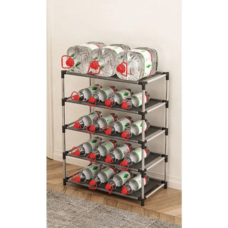 StrideStack Metal Shoe Rack