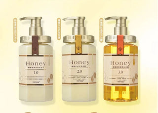 MOONBIFFY Nourishing Hair Honey Shampoo/Conditioner/Gel