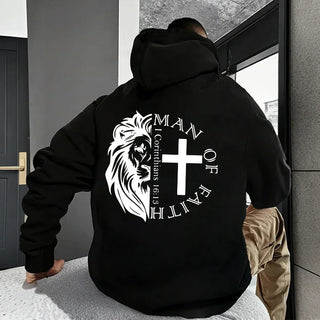 Man of Faith Hoodie – 2025 Fall/Winter New Arrival