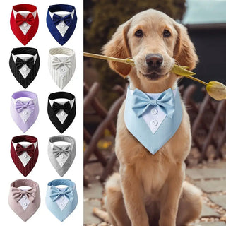 Adjustable Tuxedo Bow Ties for Dogs