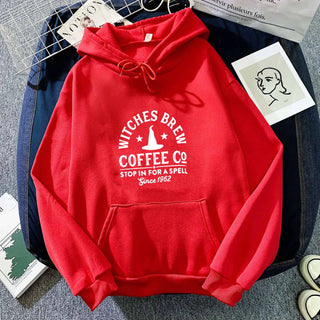 Witches Brew Coffee Co. Hoodie – Women’s Casual Fit Autumn/Winter Pullover