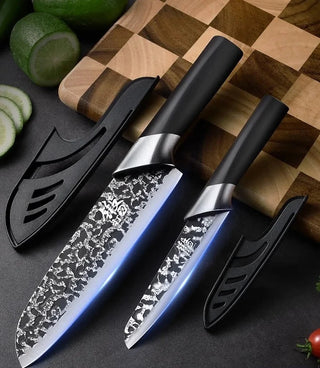 Forged Kitchen Santoku Knife Set