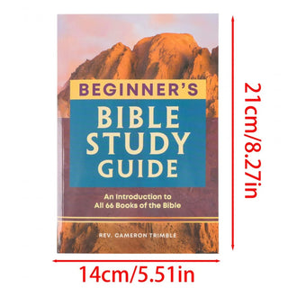 Beginner’s Bible Study Guide Notebook - Scripture Journal with Devotional Reading Plan & Notes