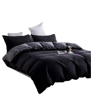 Versatile Black Winter/Summer Bedding Set