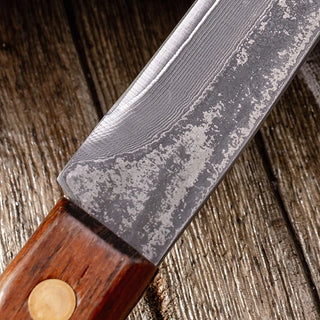 XUANTENG Damascus Steel Steak Knife – Handcrafted Precision for Every Meal