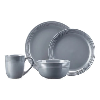 Lustrous Stoneware 16-Piece Dinnerware Set