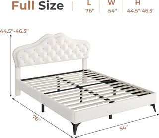 LuminaHeart Princess LED Platform Bed