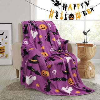 Halloween/Fall Throw Blanket