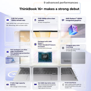 Lenovo ThinkBook 16+ Laptop Ryzen R7