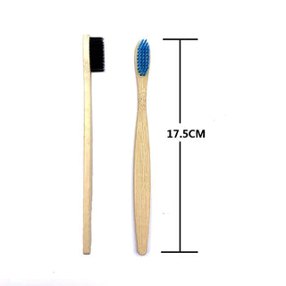 10PCS Biodegradable Bamboo Toothbrush