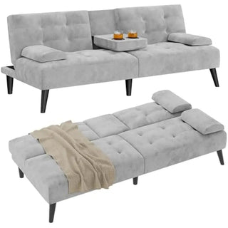 Futon Sofa Bed – 3-in-1 Foldable Couch & Reclining Sleeper