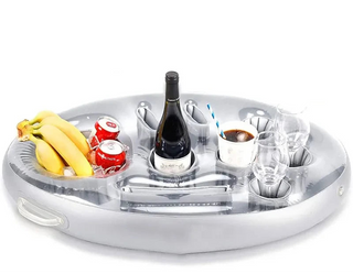 SummerSea Bucket 8-Hole Inflatable Drink & Snack Tray