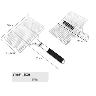 Stainless Steel BBQ Vegetable Mesh Grilling Basket