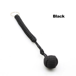 Steel-Core Paracord Survival Keychain