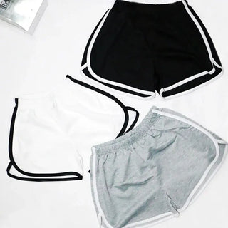 Elastic High-Waisted Women's Running & Yoga Shorts
