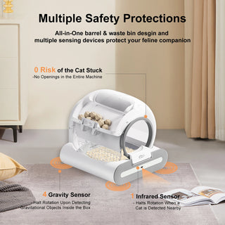 DOEL Automatic Self-Cleaning Cat Litter Box w/ App Control