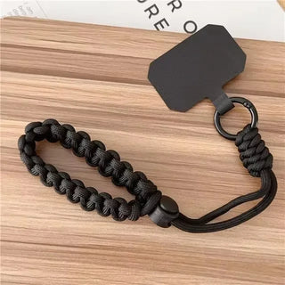 Handwoven Adjustable Mobile Phone Lanyard Wrist Strap – Outdoor Sports Safety Anti-Drop Rope