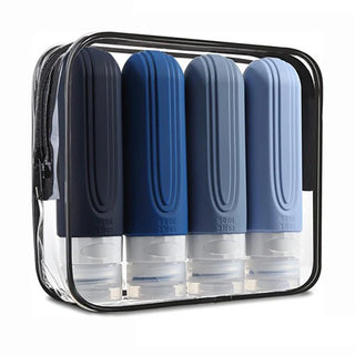 90ml Leakproof Silicone Travel Bottle Set (4-Pack)