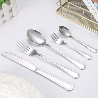 16/24/30pcs Stainless steel cutlery set