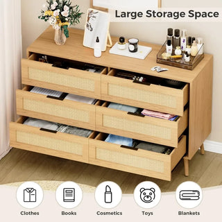 Aurora Luxe 6-Drawer Dresser