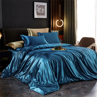 Luxury Satin Slik Duvet Cover Bedding Set