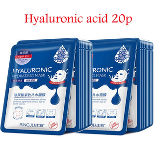 20pcs Hyaluronic Acid Collagen Face Mask Sets