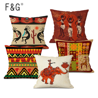 African  Geometric Cushion Covers