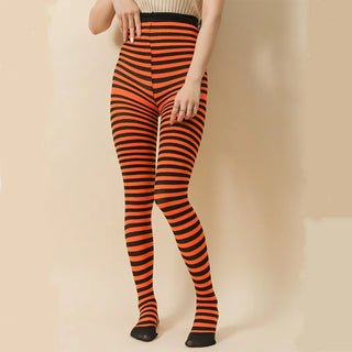 RebelStride Striped Pantyhose