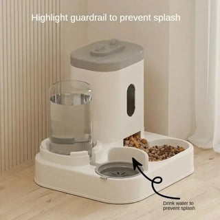 PetEase Gravity Feeder & Water Dispenser Combo