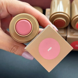 Pocket Blush Lip & Cheek Hydrating Stick, Cream Blush Balm for Natural Color, Easy-Apply Full Size Makeup Stick for Cheeks and Lips