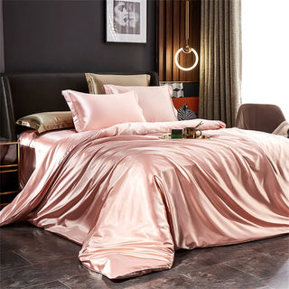 Luxury Satin Slik Duvet Cover Bedding Set