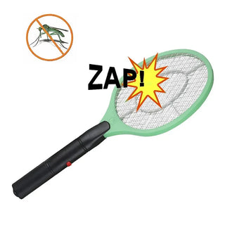 Electric Bug Zapper Racket – Handheld Mosquito and Fly Swatter