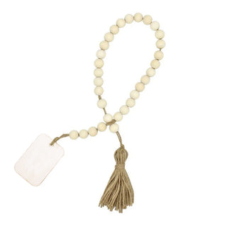 RusticCharm Wood Bead Garland