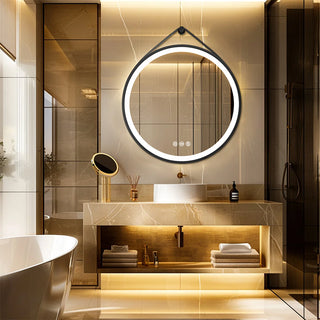 LUVODI Eclipse Round LED Bathroom Mirror