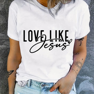 Love Like Jesus - Women’s Casual Christian T-Shirt