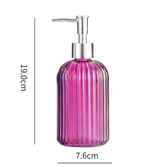 Modern Glass 420ml Bathroom Pump Bottle