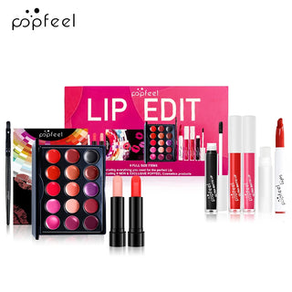 POPFEEL Lip Edit Set – Full-Size Lip Kit