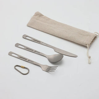 Titanium Ultralight Camping Cutlery Set