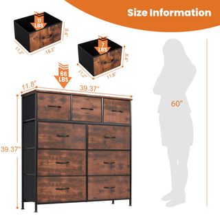 JHK Dresser Tall Chest Organizer