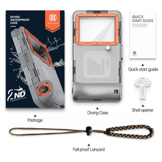 15M Waterproof Diving Phone Case – Underwater Protective Case for iPhone & Samsung with HD Camera Window for Snorkeling, Swimming & Diving