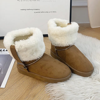 EOENKKY Winter Slip-on boots