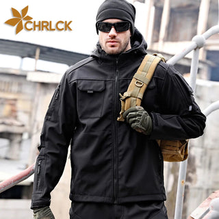 CHRLCK Men's Tactical Windproof Jacket