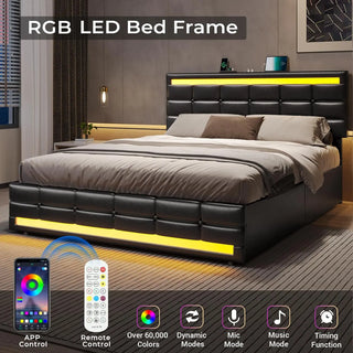 Lumeva LED Storage Bed