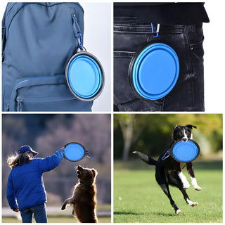 Woof! 350ml Folding Collapsible Water/Food Bowl