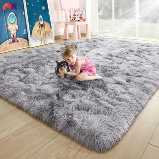 FuzzLux Fluffy Area Rug