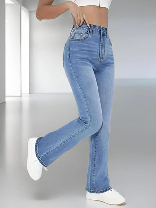 LEEYOVEE High-Waist Slimming Jeans