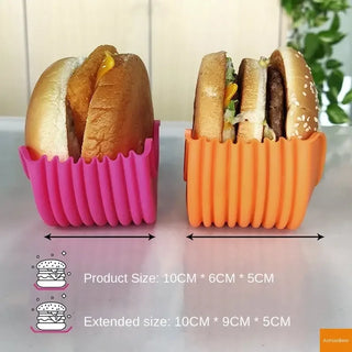 Silicone Hamburger Holder Non-contact Food Holder