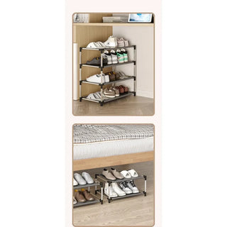 StrideStack Metal Shoe Rack