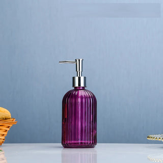 Modern Glass 420ml Bathroom Pump Bottle